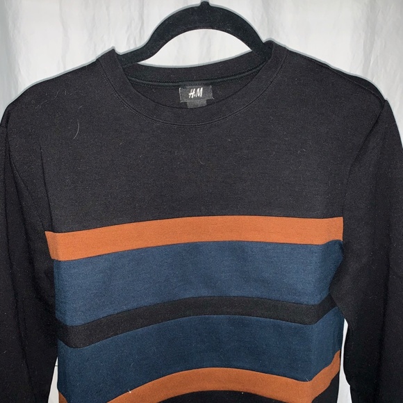 🔥Mens oversized modern colour block sweater - Picture 2 of 5